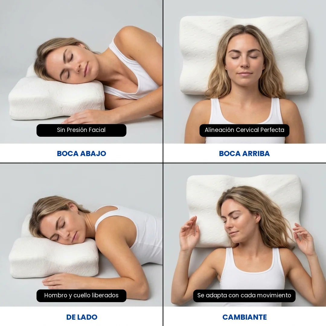 entrenubes™ | Almohada Ergonómica Cervical